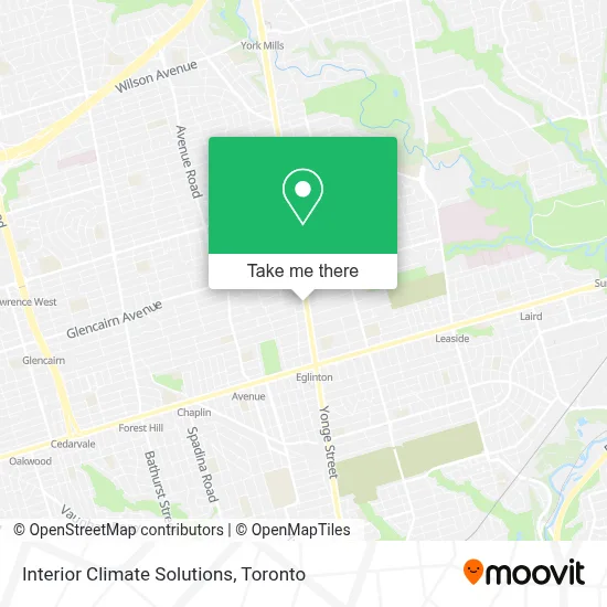 Interior Climate Solutions map