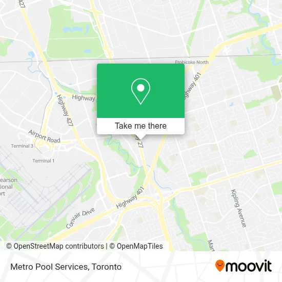 Metro Pool Services map