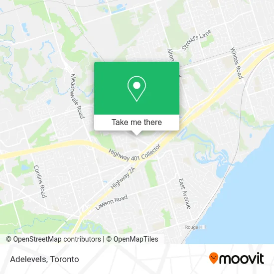 Adelevels map