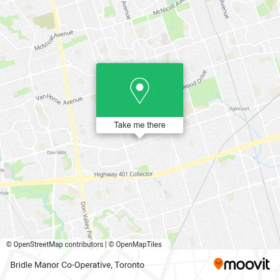 Bridle Manor Co-Operative map