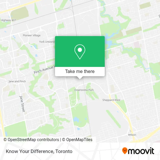 Know Your Difference map