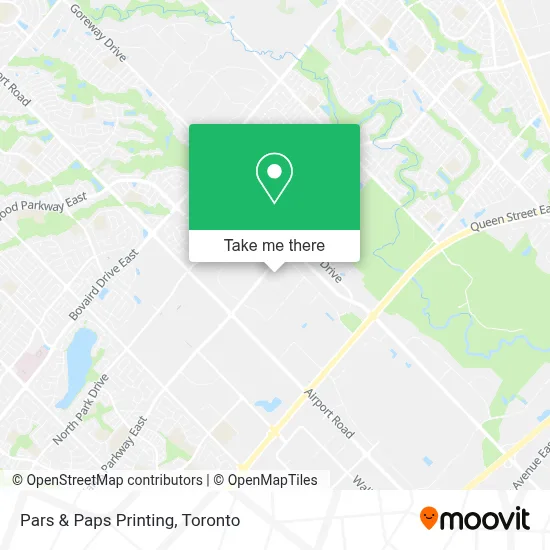 Pars & Paps Printing map