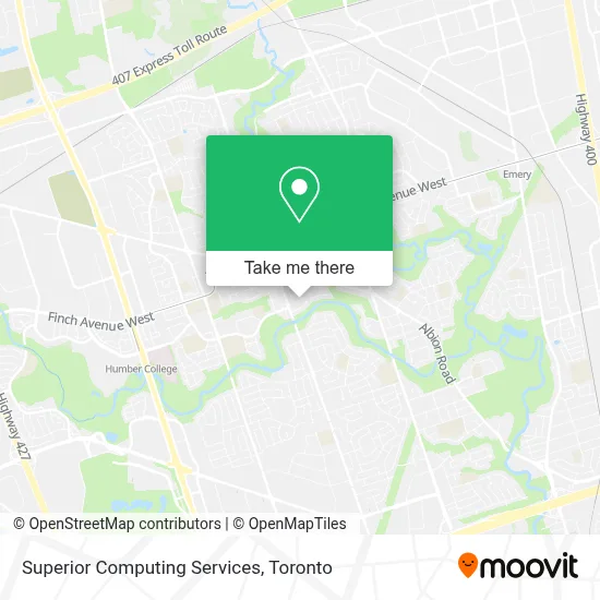 Superior Computing Services map