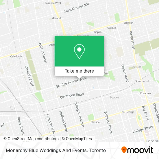 Monarchy Blue Weddings And Events map