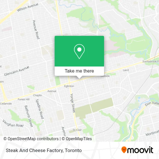 Steak And Cheese Factory map