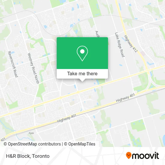 H&R Block map