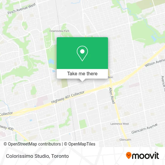 Colorissimo Studio map