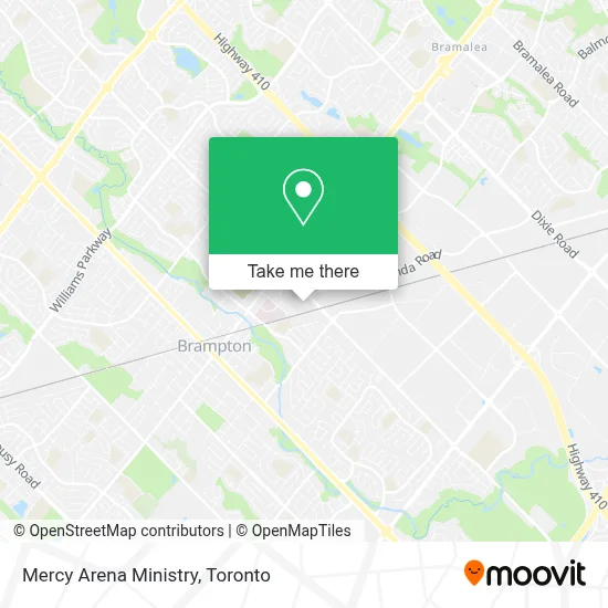 Mercy Arena Ministry map