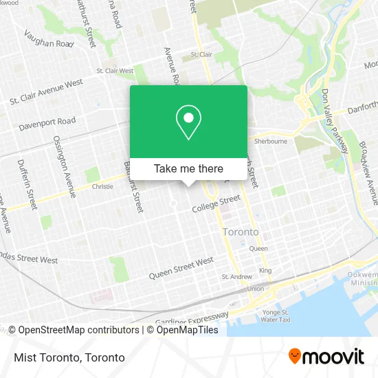 Mist Toronto map