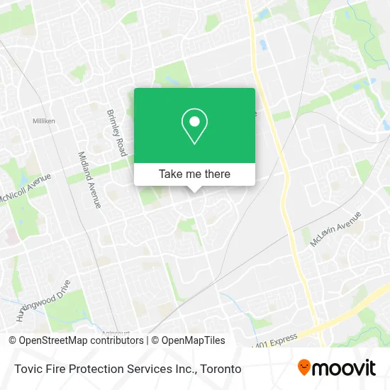 Tovic Fire Protection Services Inc. map