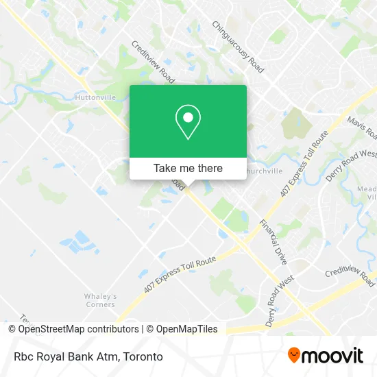 Rbc Royal Bank Atm map