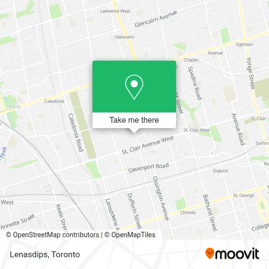 Lenasdips map