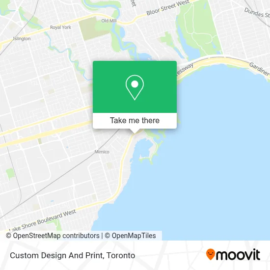 Custom Design And Print map