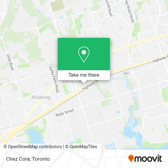 Chez Cora map