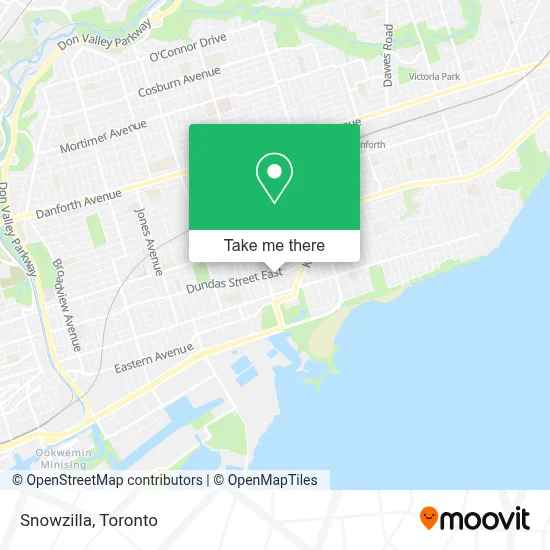 Snowzilla map