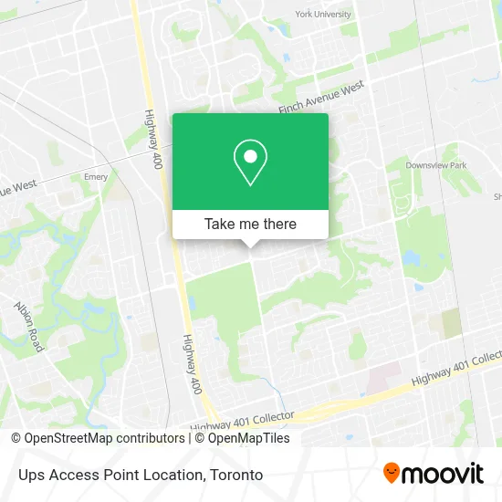 Ups Access Point Location plan
