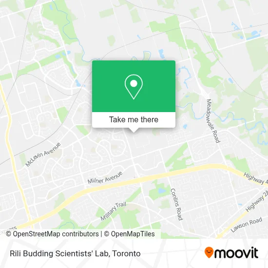 Rili Budding Scientists' Lab plan