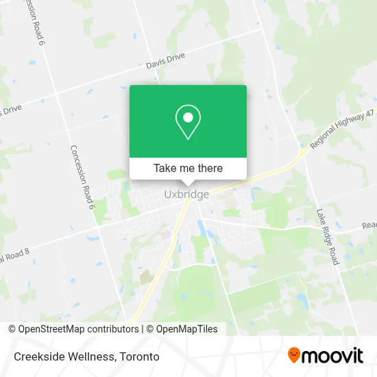 Creekside Wellness map