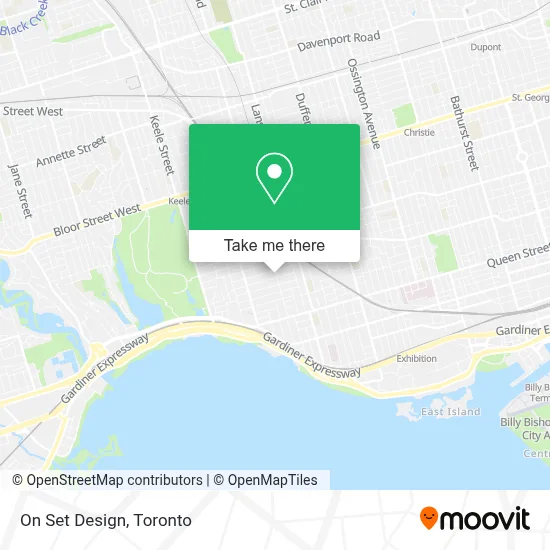 On Set Design map