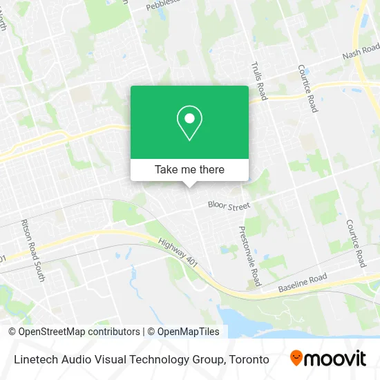 Linetech Audio Visual Technology Group map