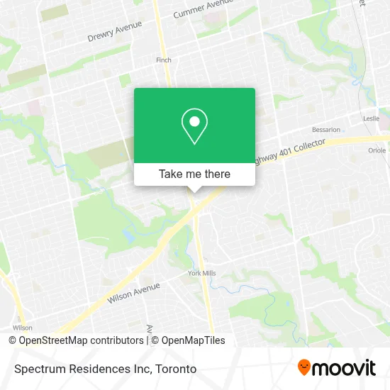 Spectrum Residences Inc map