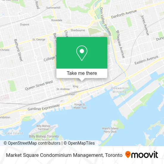 Market Square Condominium Management map
