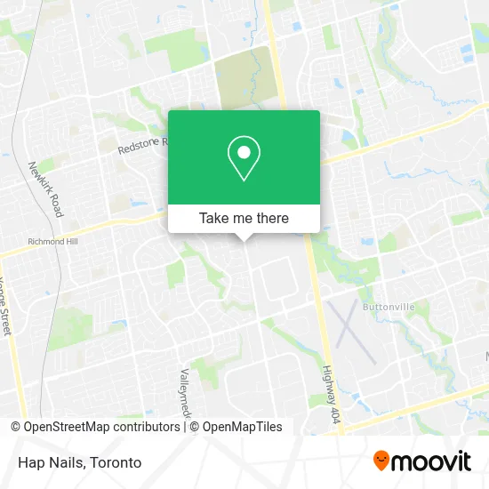Hap Nails map