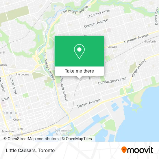 Little Caesars map
