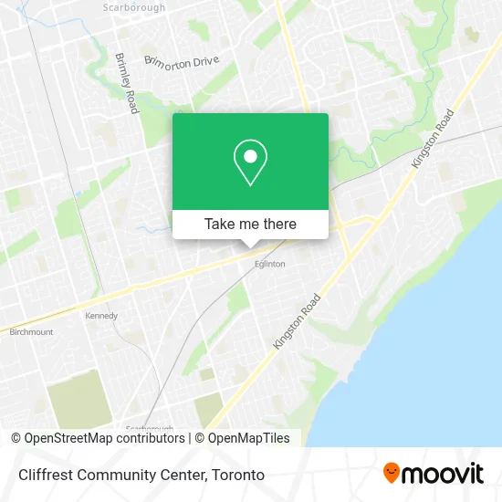 Cliffrest Community Center map