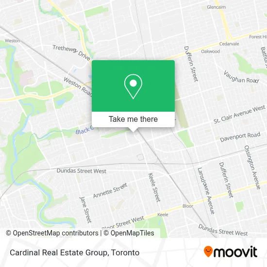 Cardinal Real Estate Group map