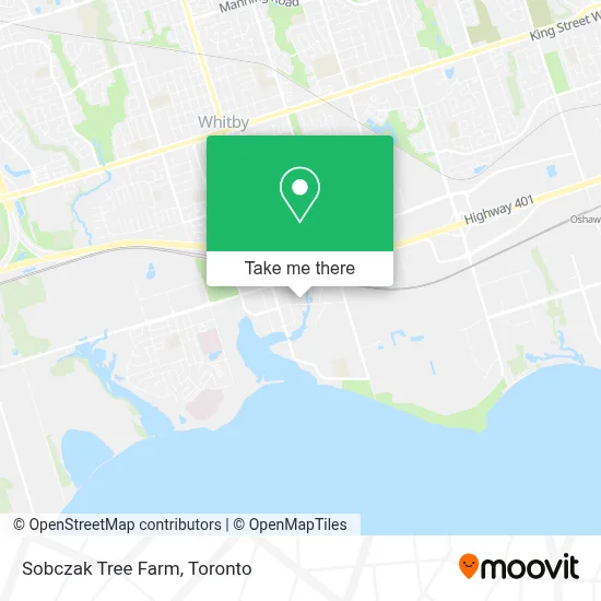 Sobczak Tree Farm map