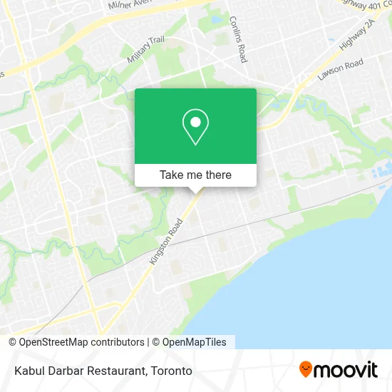 Kabul Darbar Restaurant map