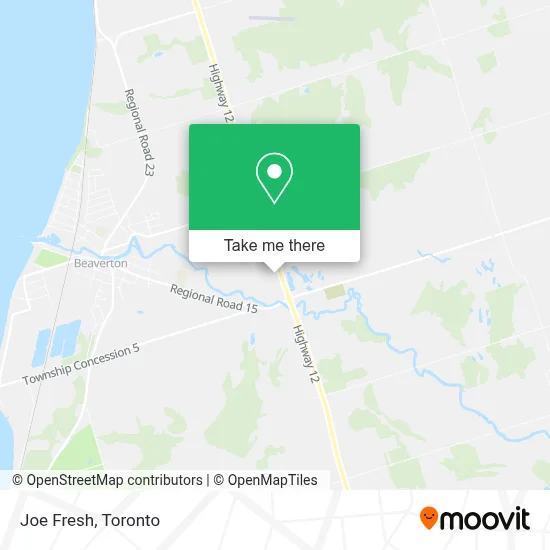 Joe Fresh map