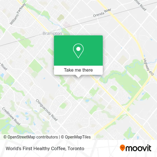 World's First Healthy Coffee map