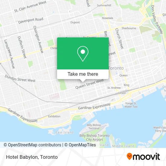 Hotel Babylon map