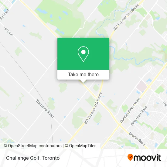 Challenge Golf map