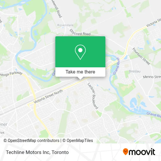 Techline Motors Inc map