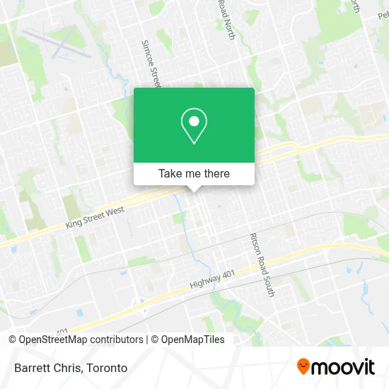 Barrett Chris map