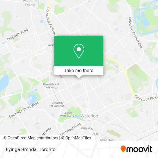 Eyinga Brenda map