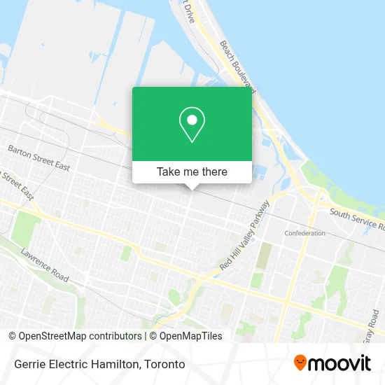 Gerrie Electric Hamilton map