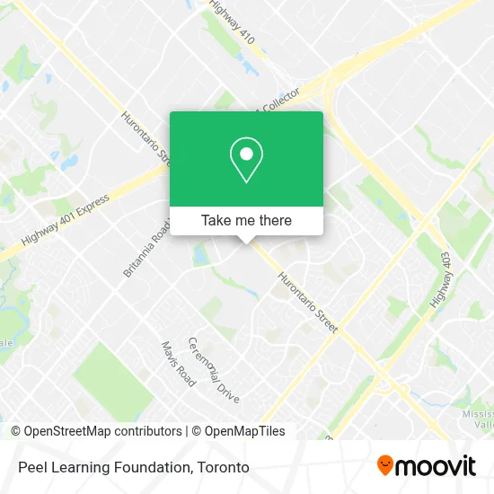 Peel Learning Foundation map