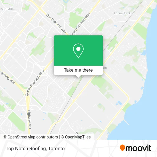 Top Notch Roofing map
