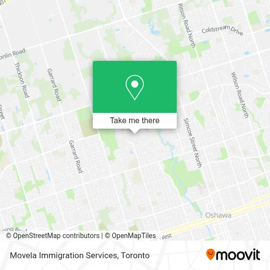 Movela Immigration Services map
