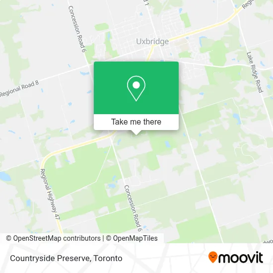Countryside Preserve map