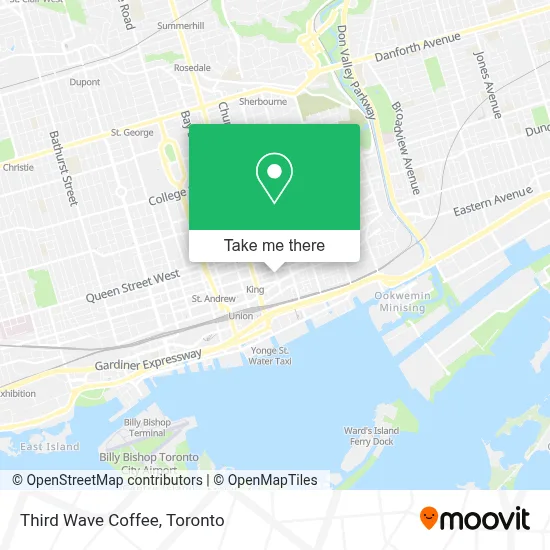 Third Wave Coffee map