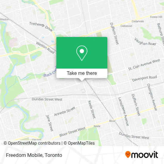 Freedom Mobile map