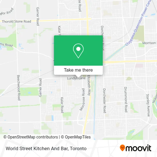 World Street Kitchen And Bar map