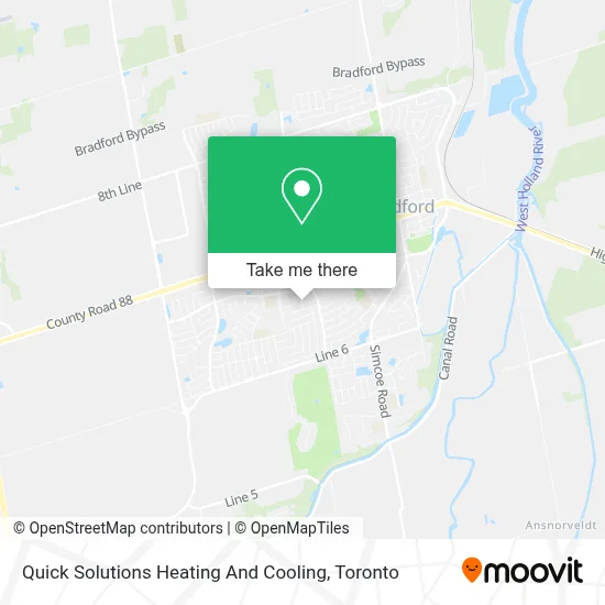 Quick Solutions Heating And Cooling map