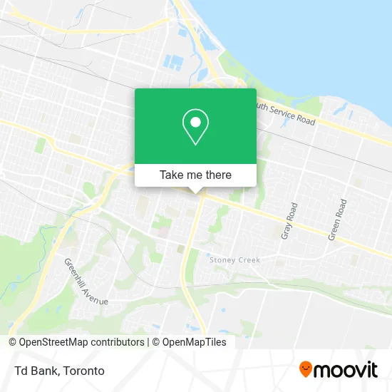 Td Bank map