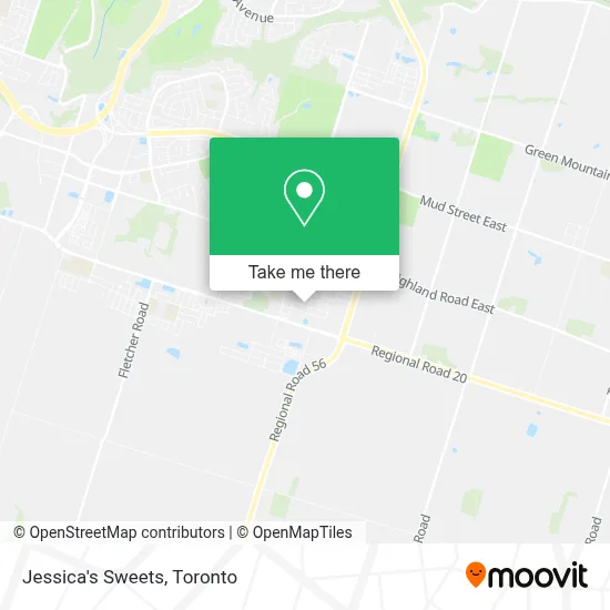 Jessica's Sweets map